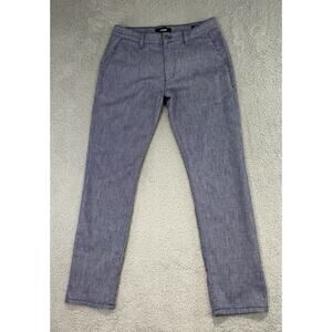 Mavi Milton Slim Leg Chino Mid-Rise Blue Men Size 32x29.5